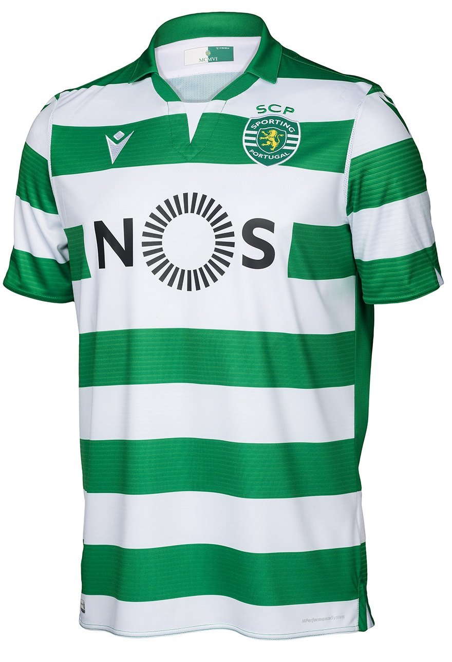 Camisa oficial Macron Sporting Lisboa 2019 2020 I jogador